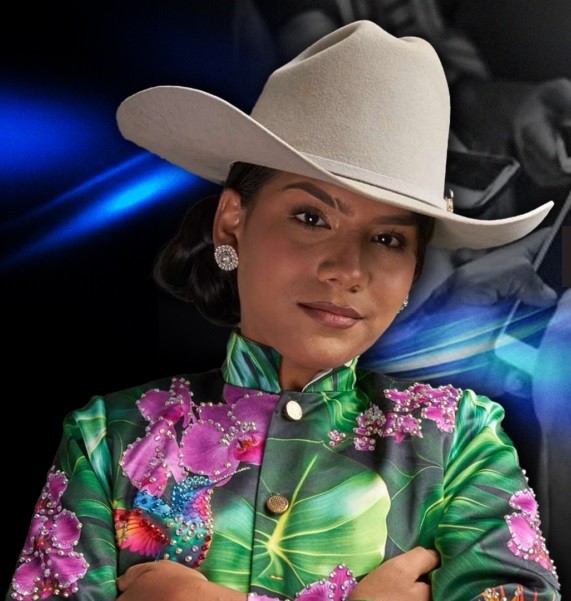 La cantante venezolana Emily Galaviz